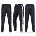 basketball soccer sports full open buckle button pants